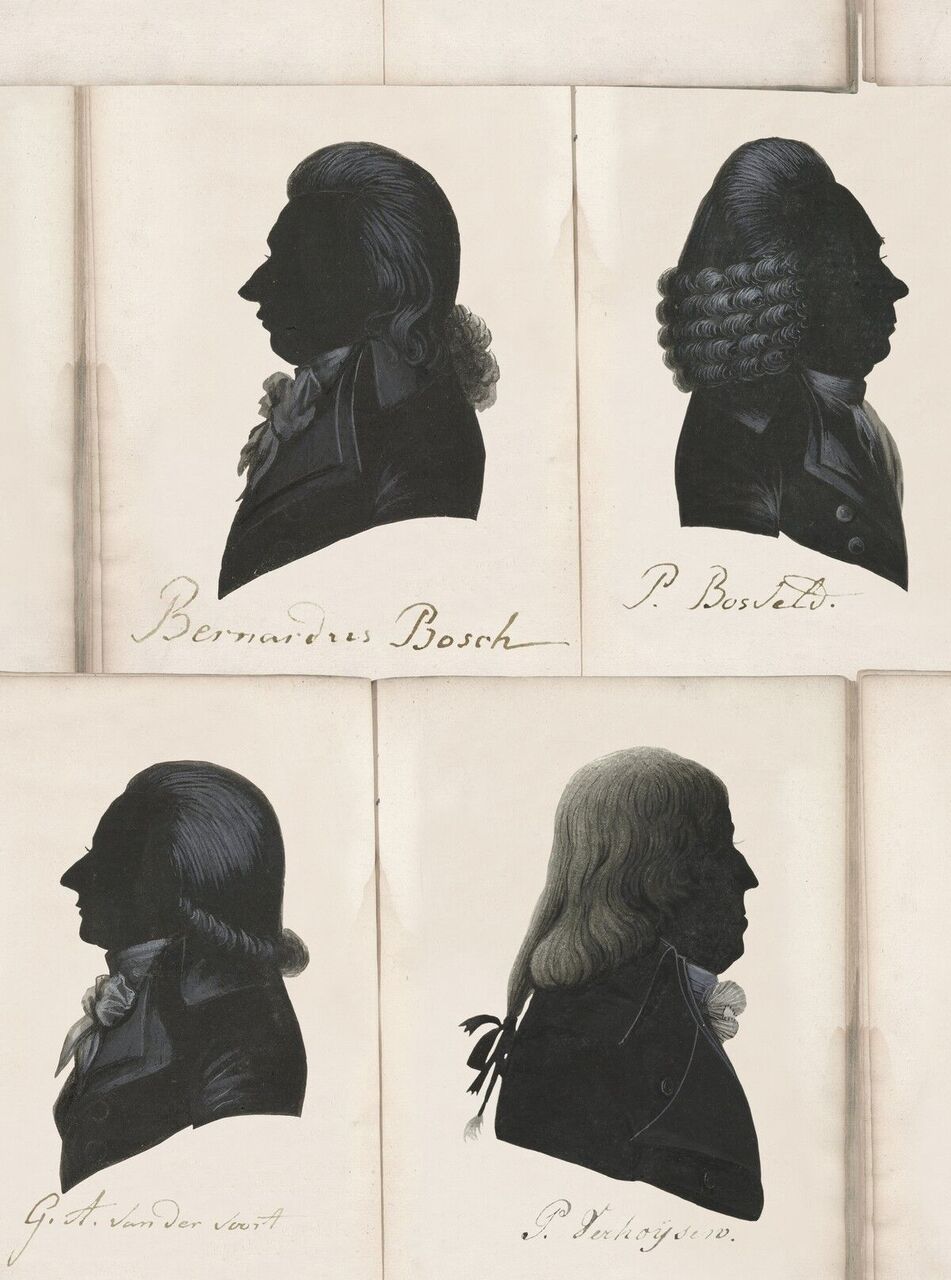 Set 3 role Tapet Imprimat Digital Dutch Portraits