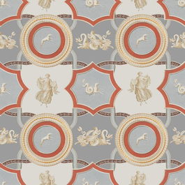 Set 3 role Tapet Imprimat Digital Apodyterium Taupe