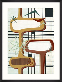 Tablou Framed Art Retro Atomic I