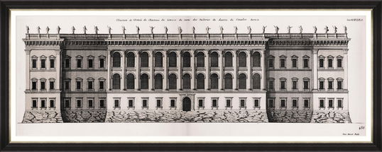Tablou Framed Art Entrance Of Louvre Castle