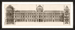 Tablou Framed Art Louvre Elevation 1756