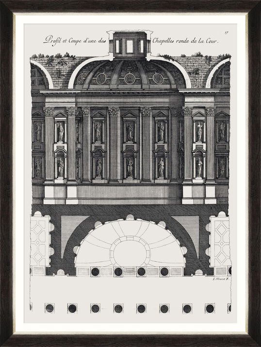 Tablou Framed Art L`architecture Francais By Marot I