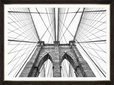 Tablou Framed Art Brooklyn Bridge Detail