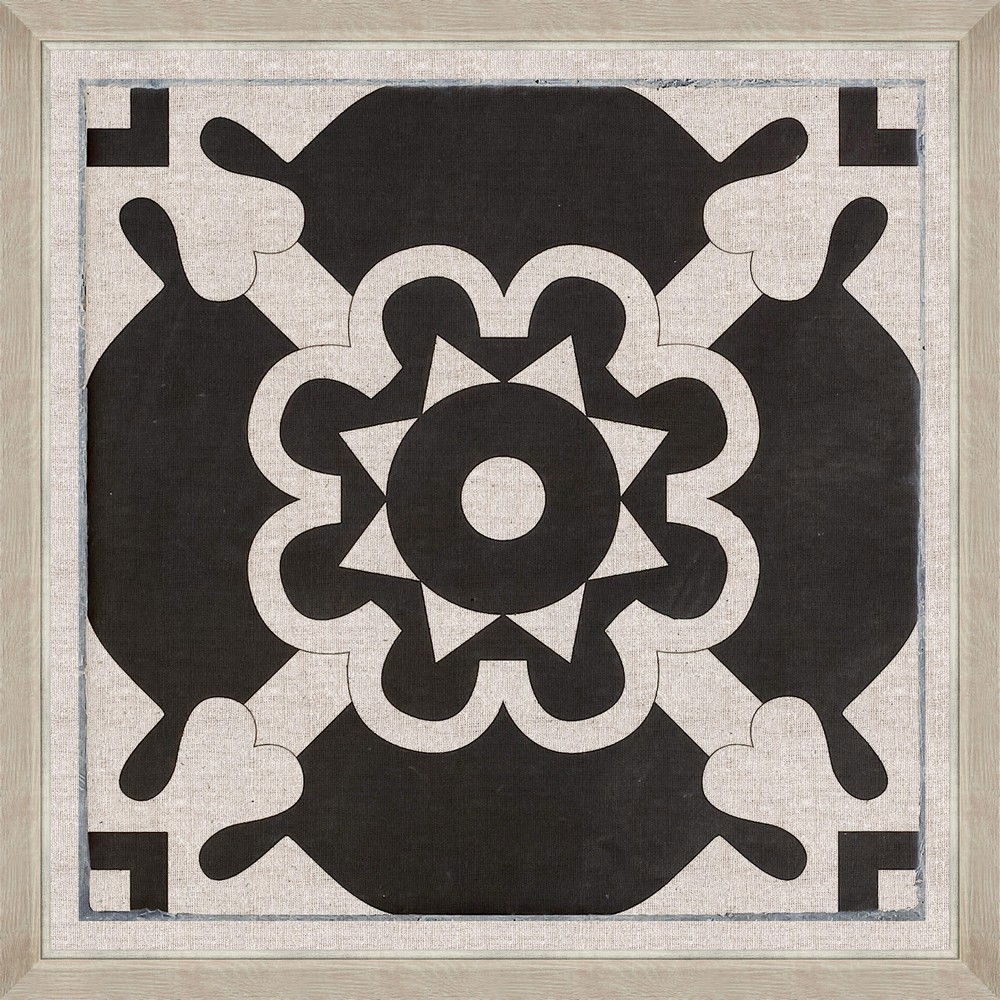 Tablou Framed Art Black Tile I