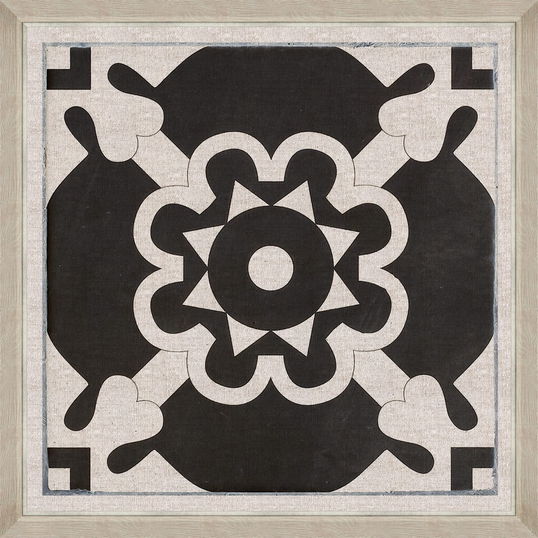 Tablou Framed Art Black Tile I