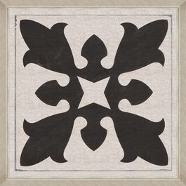Tablou Framed Art Black Tile II