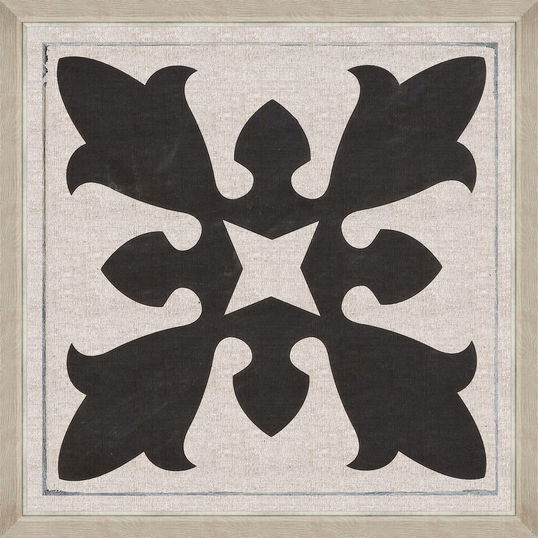Tablou Framed Art Black Tile II