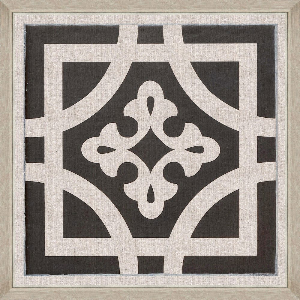 Tablou Framed Art Black Tile III
