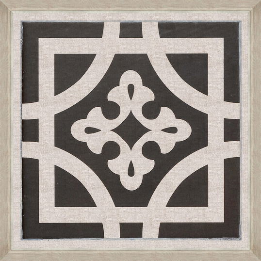 Tablou Framed Art Black Tile III