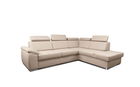 Coltar Fonik Extensibil cu Arcuri Ondulate si Spuma Poliuretanica, Sezlong pe Dreapta, Suprafata de Dormit 200x120 cm, cu Lada de Depozitare, Tetiere Reglabile, l265xA217xH72 cm