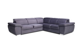 Coltar Roseta Extensibil cu Arcuri Ondulate si Spuma Poliuretanica, Sezlong pe Dreapta, Suprafata de Dormit 200x120 cm, cu Sertar de Depozitare, Tetiere Reglabile, l286xA256xH78 cm