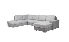 Coltar Chance Large Extensibil cu Arcuri Ondulate si Spuma Poliuretanica, Sezlong pe Dreapta, Suprafata de Dormit 265x120 cm, cu Lada de Depozitare, l325xA220xH90 cm