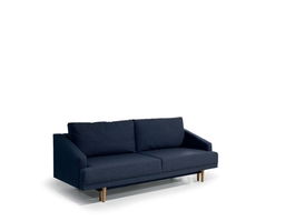 Canapea Paia Extensibila cu Arcuri Ondulate si Spuma Poliuretanica, 2 Locuri, Suprafata de Dormit 200x150 cm, Perne Incluse, l220xA100xH94 cm