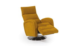 Fotoliu rotativ cu mecanism electric Relax, tapitat, Lorus, l70xH110 cm