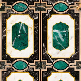 Set 3 role Tapet Imprimat Digital Waldorf Emerald