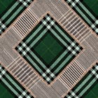 Set 3 role Tapet Imprimat Digital Checkered Patchwork British Green