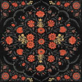Set 3 role Tapet Imprimat Digital Hindu Bloom Anthracite