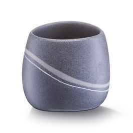 Pahar pentru periuta din polirasina, Stonefinish, l9,5xA9,2xH8 cm