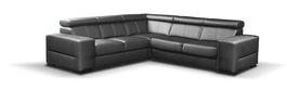 Coltar Aperos II Extensibil cu Arcuri Ondulate si Spuma Poliuretanica, Sezlong pe Stanga, Suprafata de Dormit 185x126 cm, Tetiere Reglabile, l265xA265xH79 cm