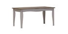 Masa extensibila din pal Riena Stejar / Ivoir, L169-209xl93,4xH77,6 cm