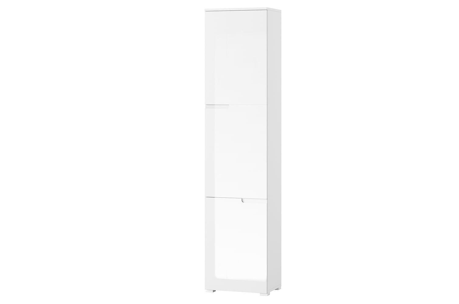 Dulap din pal si MDF cu 3 usi Big Gabrielle 13 Alb, l50xA35xH216 cm
