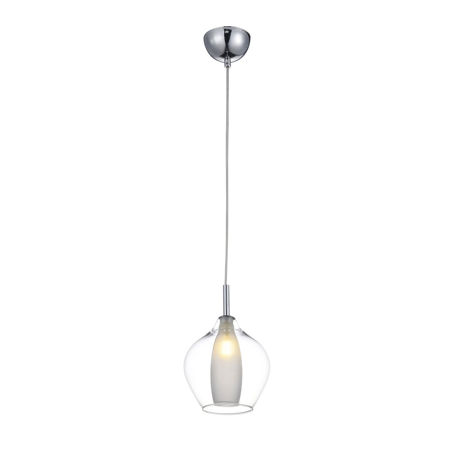Lustra Amber Milano 1 Clear, AZ3074