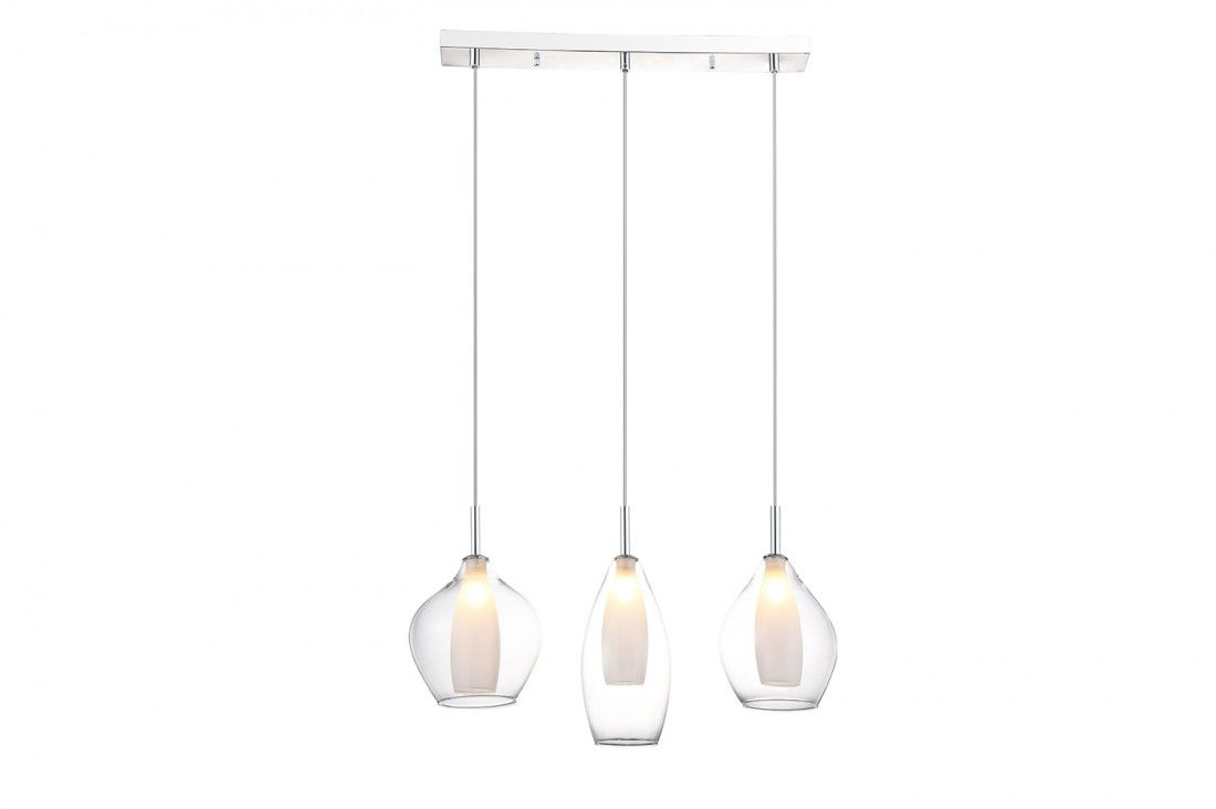 Lustra Amber Milano 3 Clear, AZ3075
