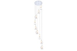 Lustra Amber Milano 9 Clear, AZ3102