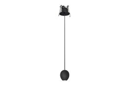 Lustra Ovum 1 Pendant Downlight Negru, AZ3096