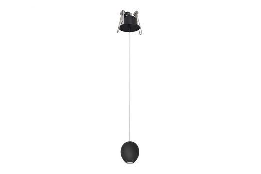 Lustra Ovum 1 Pendant Downlight Negru, AZ3096