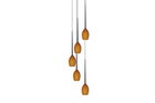 Lustra Izza 5 Amber, AZ1231
