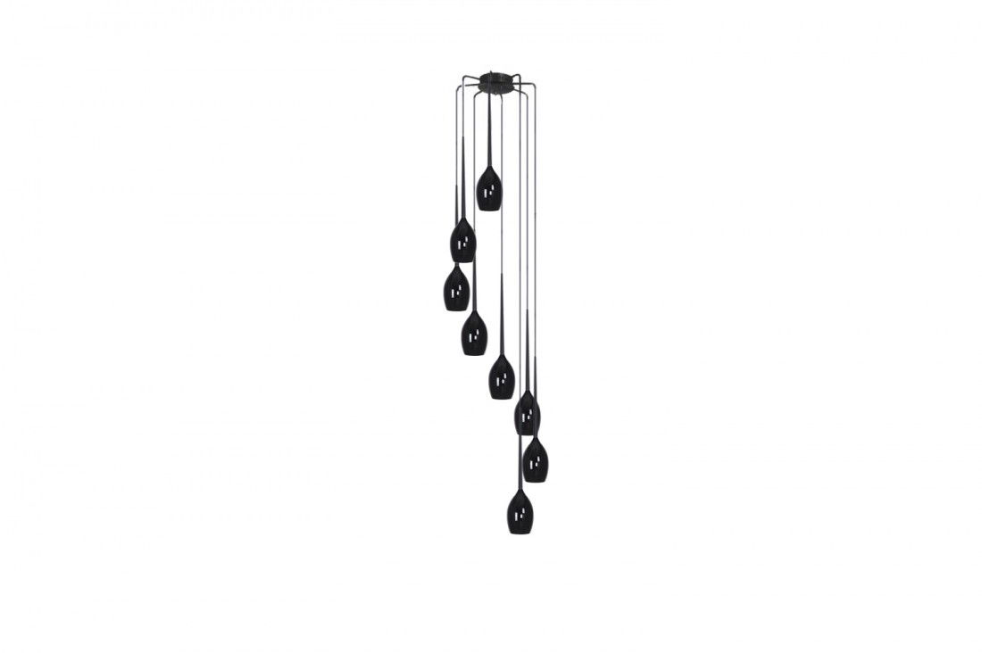 Lustra Izza 8 Negru, AZ0159