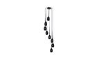 Lustra Izza 8 Negru, AZ0159