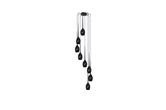 Lustra Izza 8 Negru, AZ0159