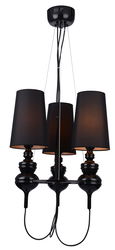 Lustra Baroco 3 Negru, AZ2163
