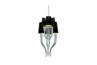 Lustra Diablo 3+3 Negru, AZ1417