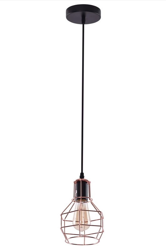 Lustra Carron 1 Cupru / Negru, AZ1659