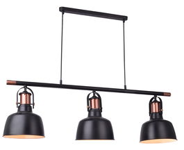 Lustra Darling 3 Line Negru, AZ2144
