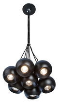 Lustra Gulia 7 Negru, AZ0635