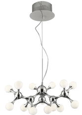 Lustra Neurono 15 Alb / Crom, AZ0107