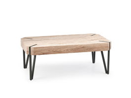 Masa de cafea din MDF si metal Emillyanne Stejar San Remo, L110xl60xH42 cm