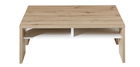 Masa de cafea din pal si MDF Madeline Stejar / Alb, L110xl65xH40 cm