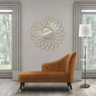 Banca tapitata cu stofa, cu picioare din lemn Paris Lounge Caramiziu, l132xA62xH90 cm