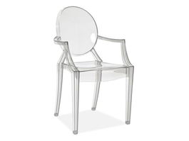 Scaun din plastic Lucie Transparent, l54xA42xH92 cm
