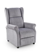 Fotoliu Recliner tapitat cu stofa Agatha Gri, l75xA92xH107 cm