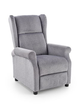 Fotoliu Recliner tapitat cu stofa Agatha Gri, l75xA92xH107 cm