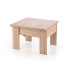 Masa de cafea Seraiah Sonoma Oak, L80-160xl80xh53-79 cm