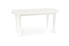 Masa extensibila din MDF si lemn de fag Frederic White, L160-240xl90xH74 cm