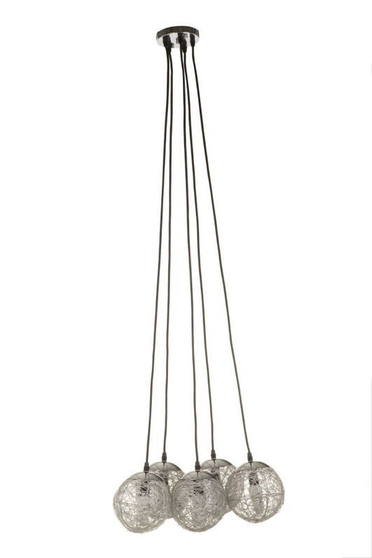Lustra Saturn 5 Argintiu