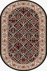 Covor Tamir Black Oval, Wilton